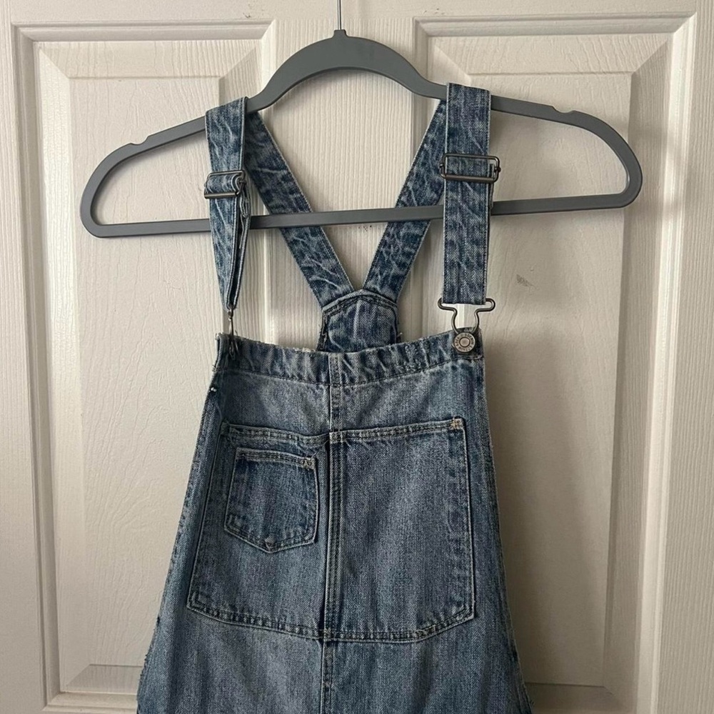 H&M Ripped Denim Vintage Overalls